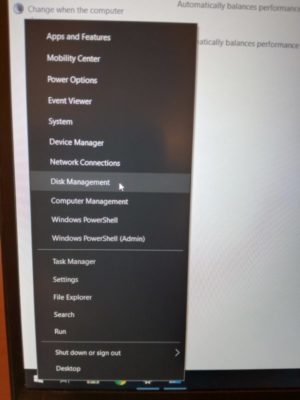 Windows Disk Management